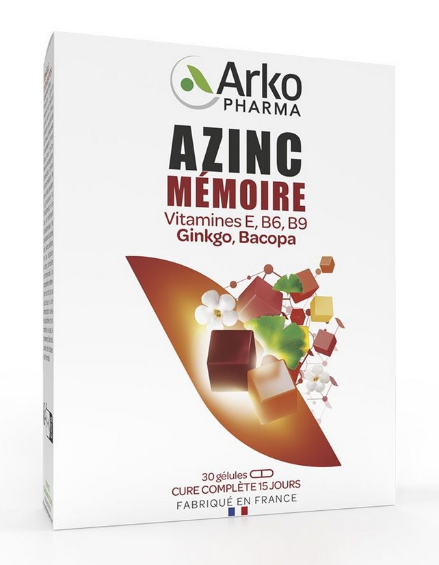 Azinc Mémoire 30 Gélules